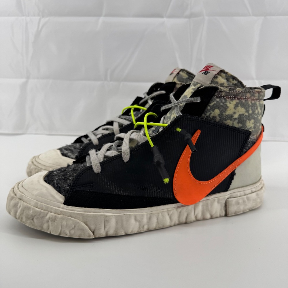 Nike Blazer Mid READYMADE Mens Size 11 Black Camo Deconstructed CZ3589-001
